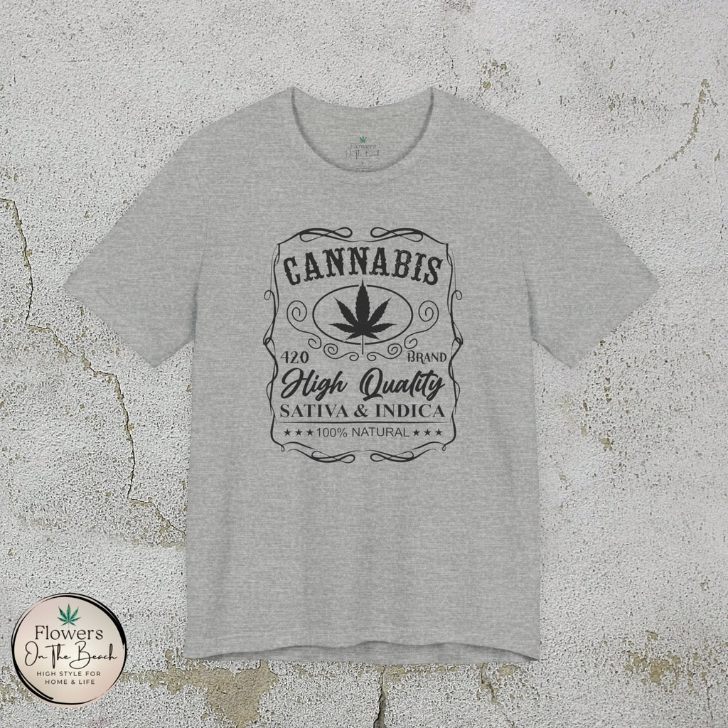 Whiskey-Inspired Cannabis Label Tee