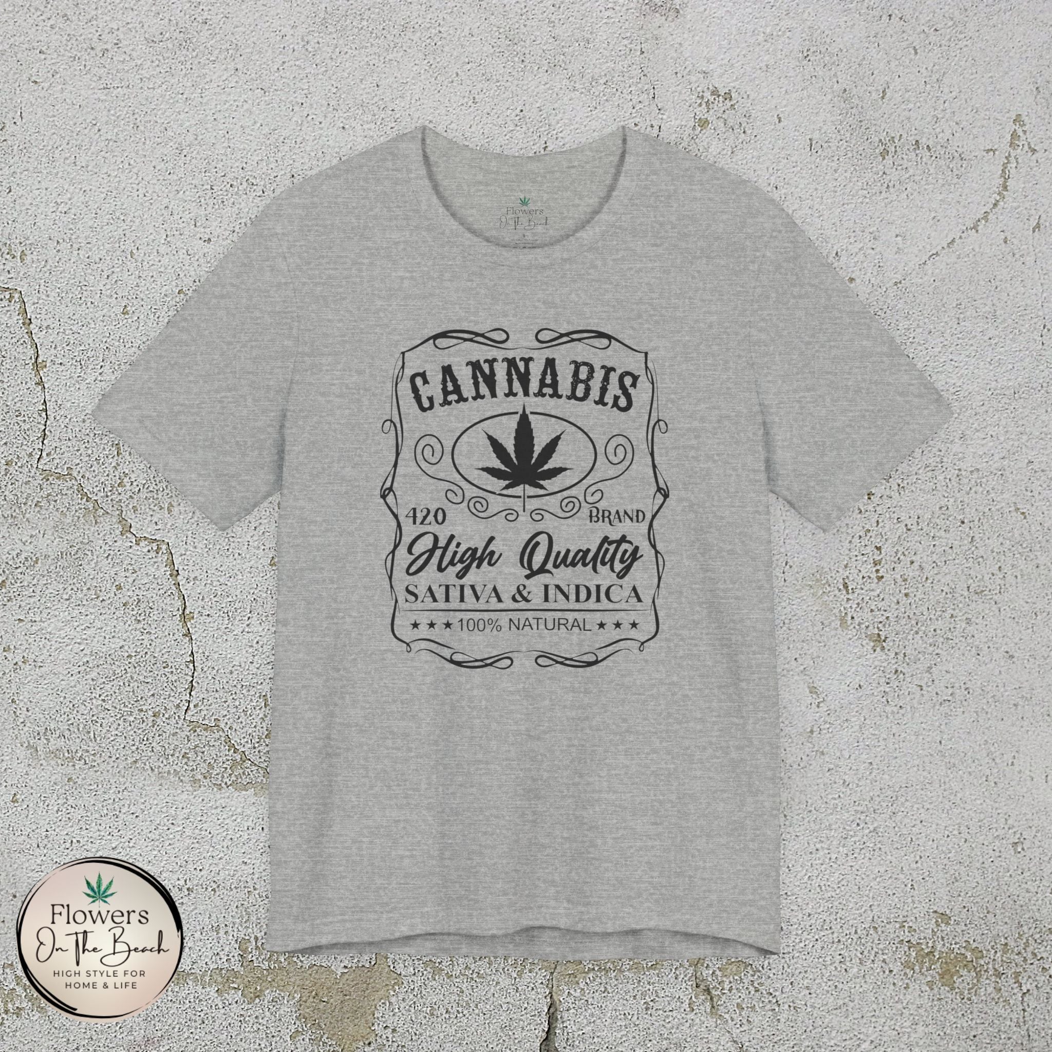 Whiskey-Inspired Cannabis Label Tee