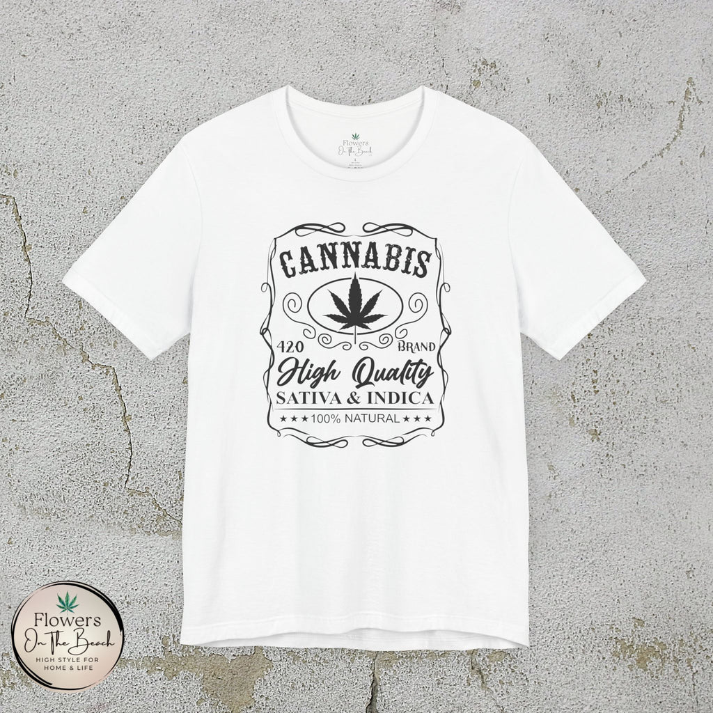 Whiskey-Inspired Cannabis Label Tee
