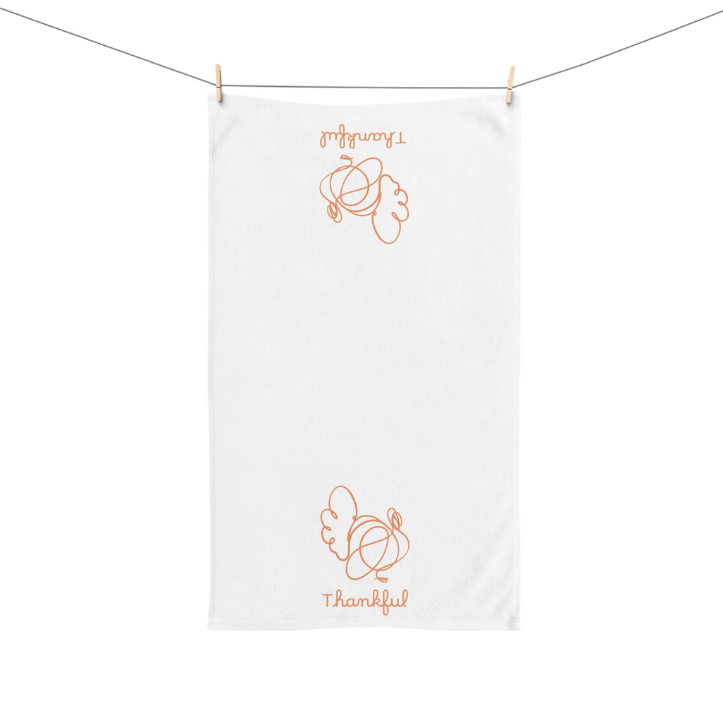 Thankful Thanksgiving Hand Towel