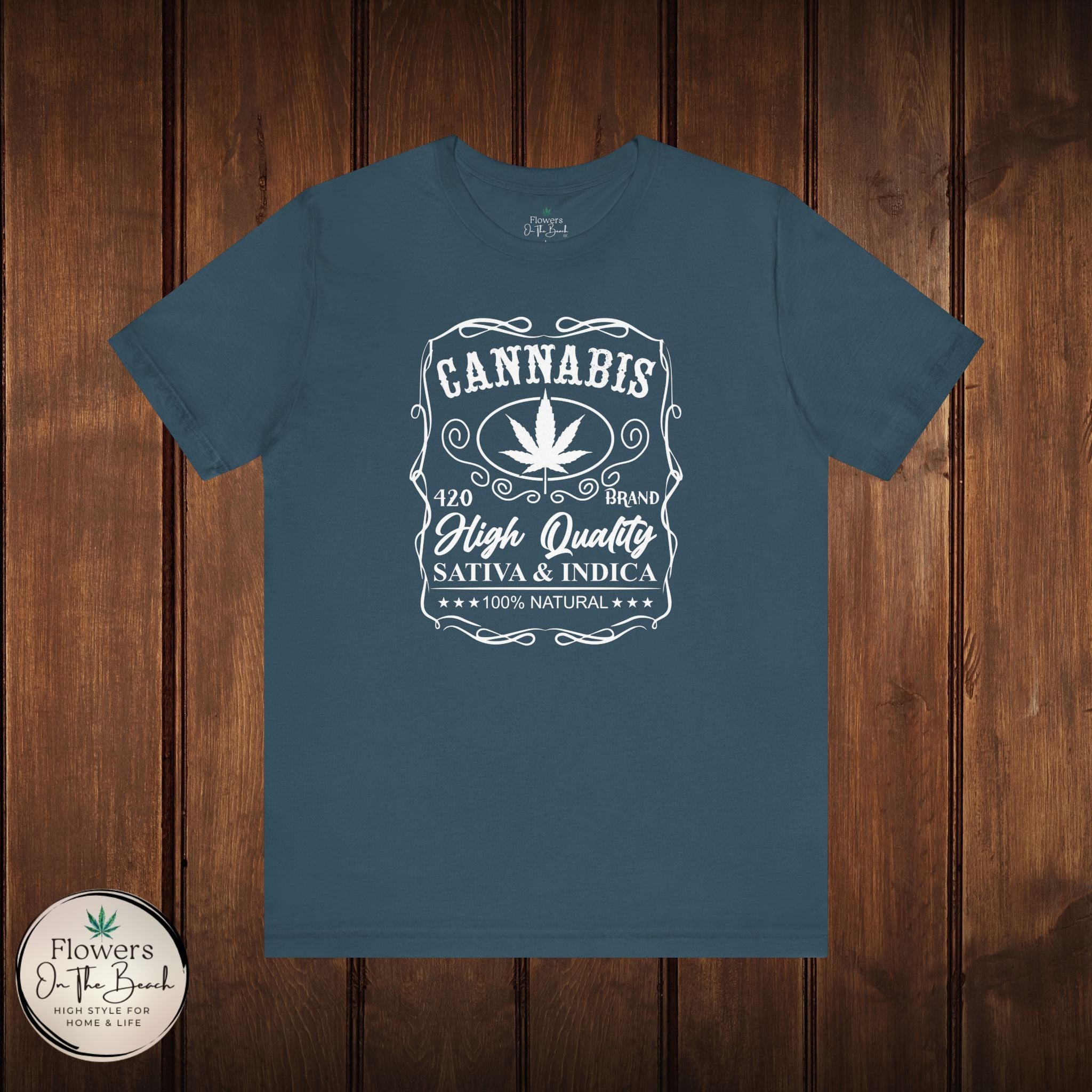 Whiskey-Inspired Cannabis Label Tee