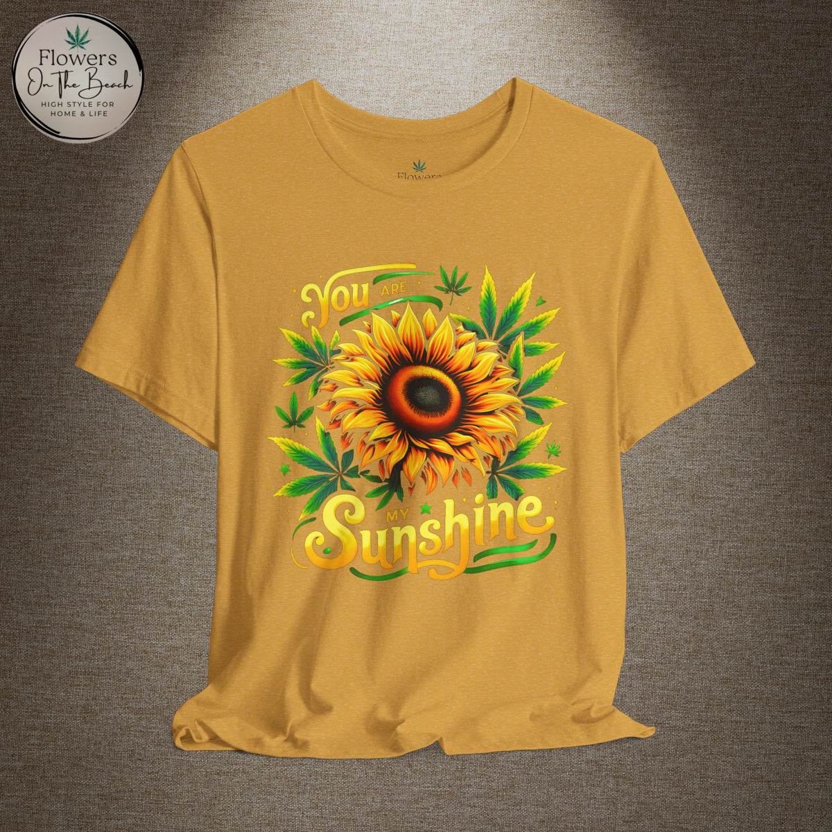 Sunflower and Cannabis Sunshine Tee