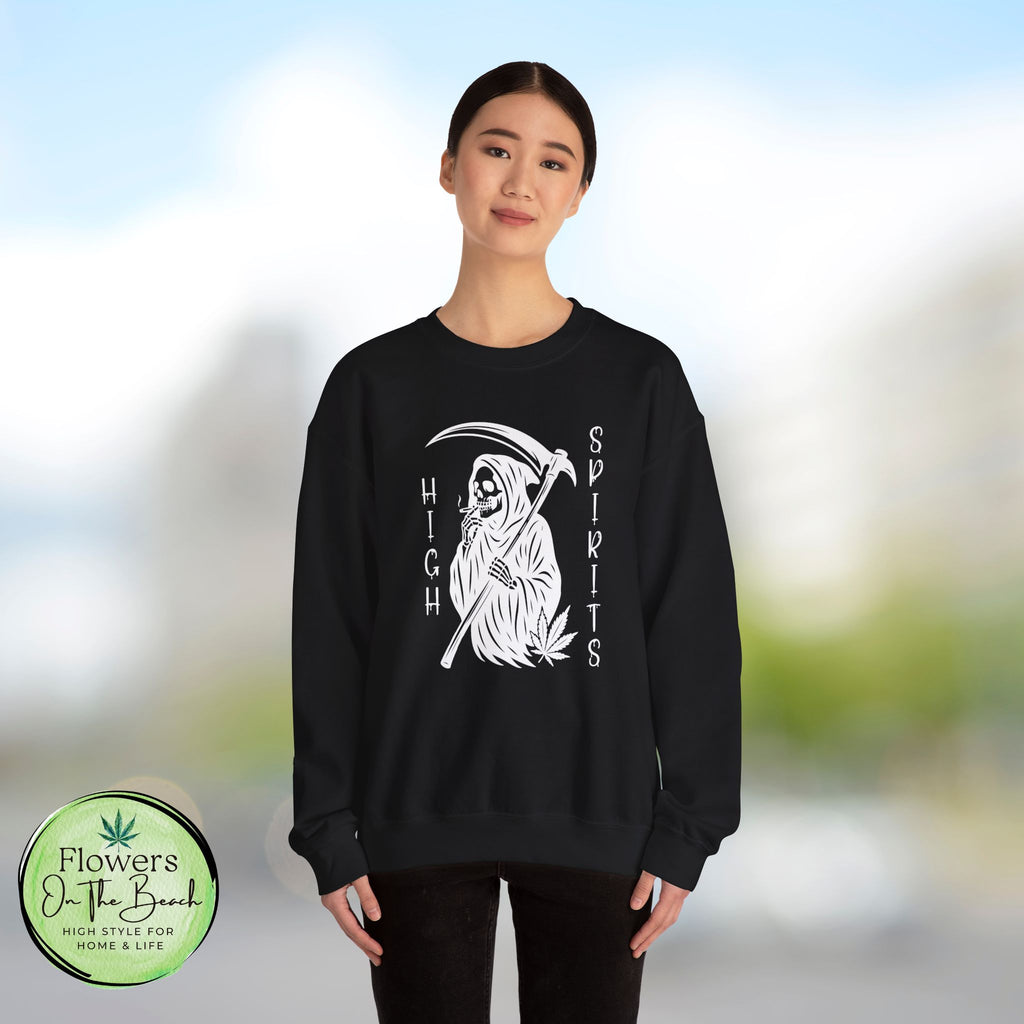 Grim Reaper Smoking Sweatshirt