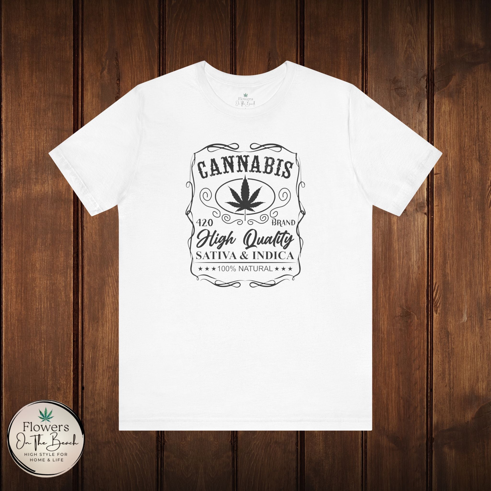 Whiskey-Inspired Cannabis Label Tee