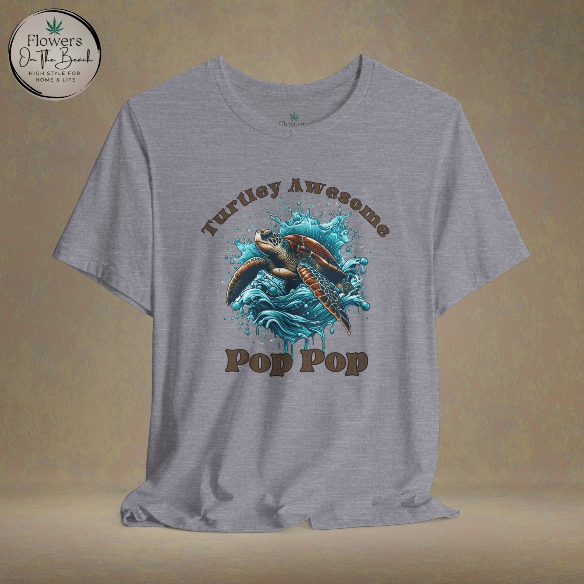 Turtley Awesome Pop Pop/Dad/Papa T-Shirt