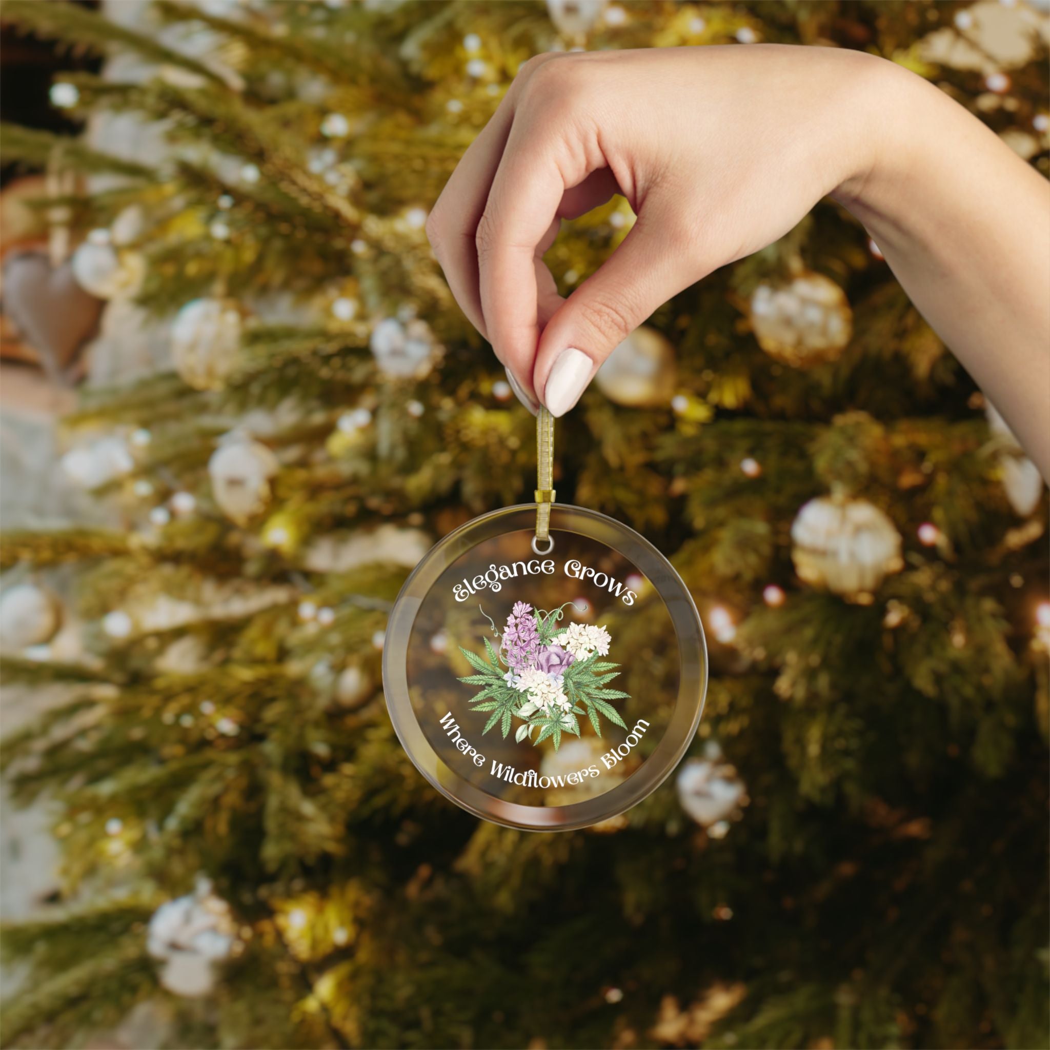 Elegance Grows Ornament