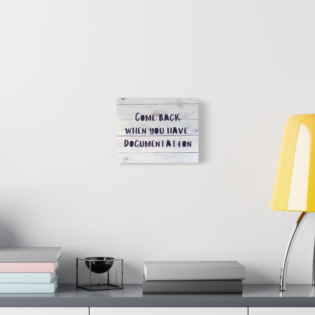 Canvas Print, Sarcastic HR Office Art, Funny Coworker Decor, Work Desk Wall Hanging, Office Manager Gift, Funny Office Wall Decor