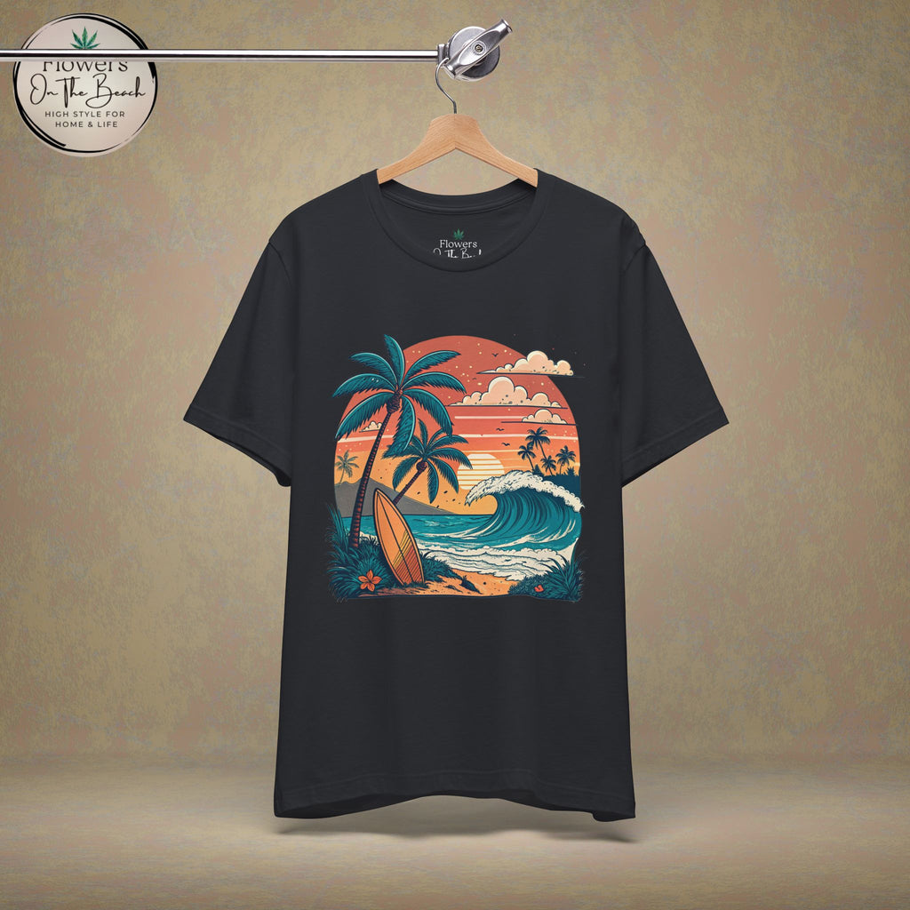 Beach Sunset Surfboards Tee