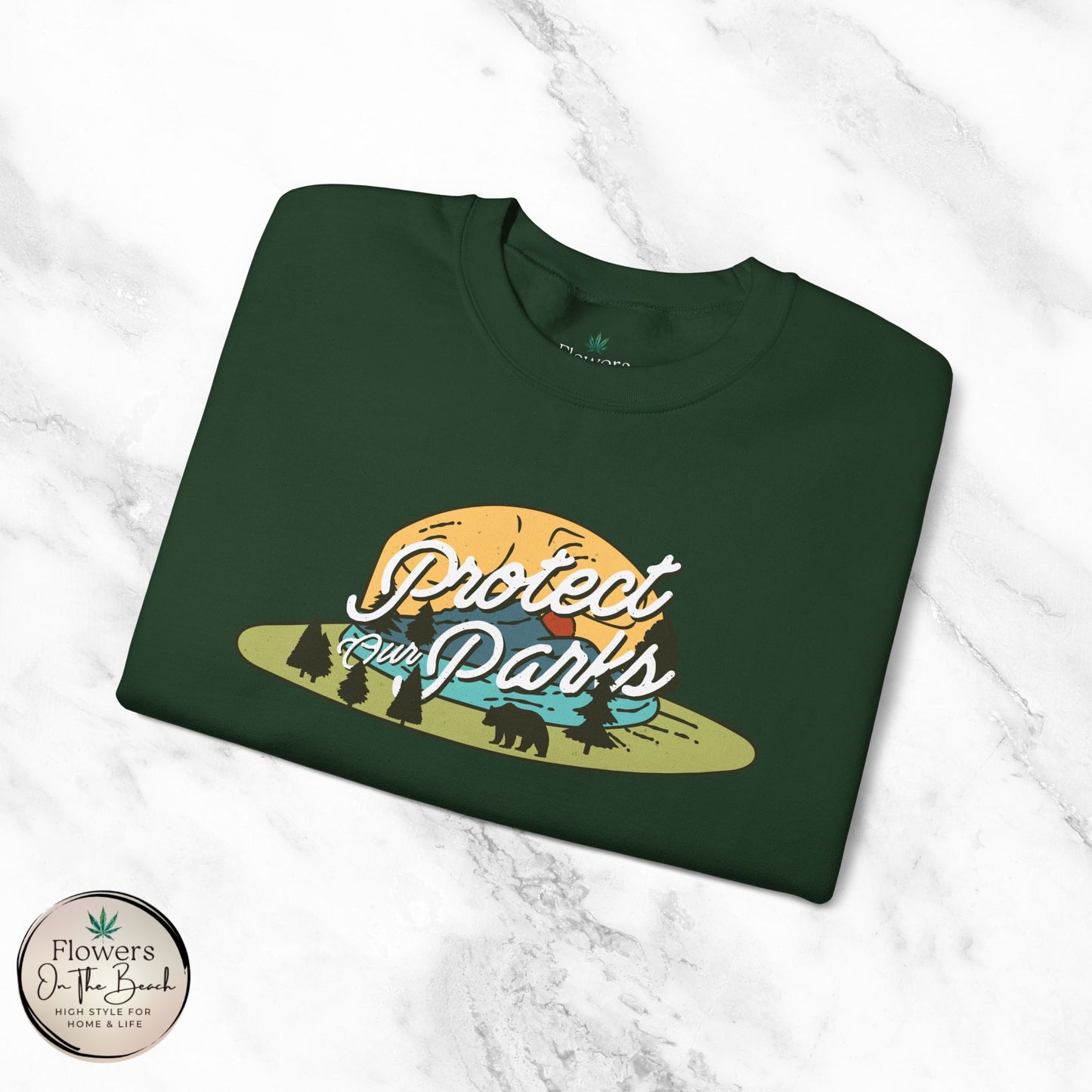 Protect Our Parks Crewneck Sweatshirt, National Parks Sweatshirt, Wanderlust Sweatshirt, Travel Apparel, Protect Our National Parks