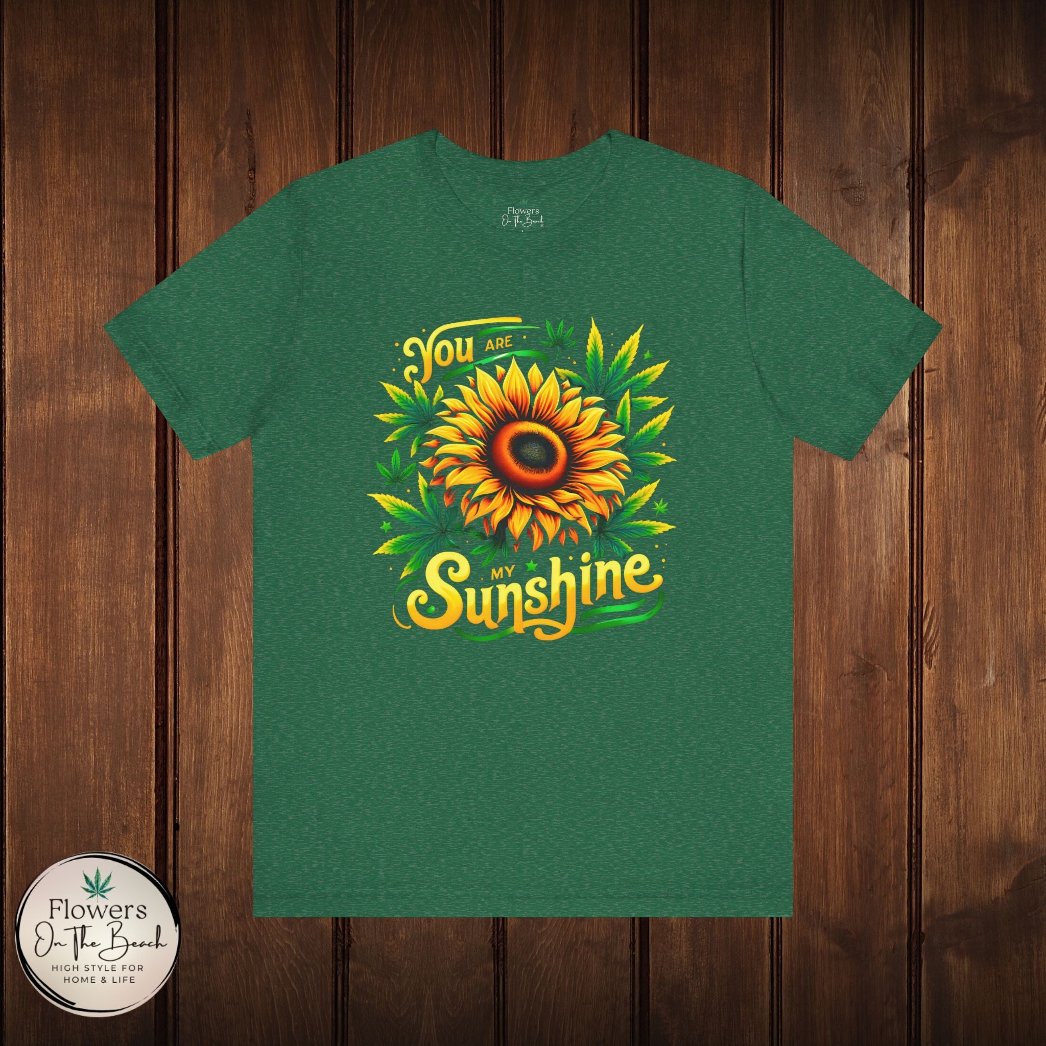 Sunflower and Cannabis Sunshine Tee