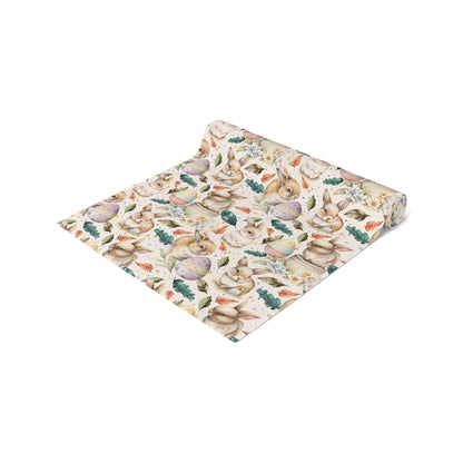 Spring Flowers Table Runner, Easter Table Decor, Spring Floral Dining, Hostess Gift, Easter Holiday Home Decor