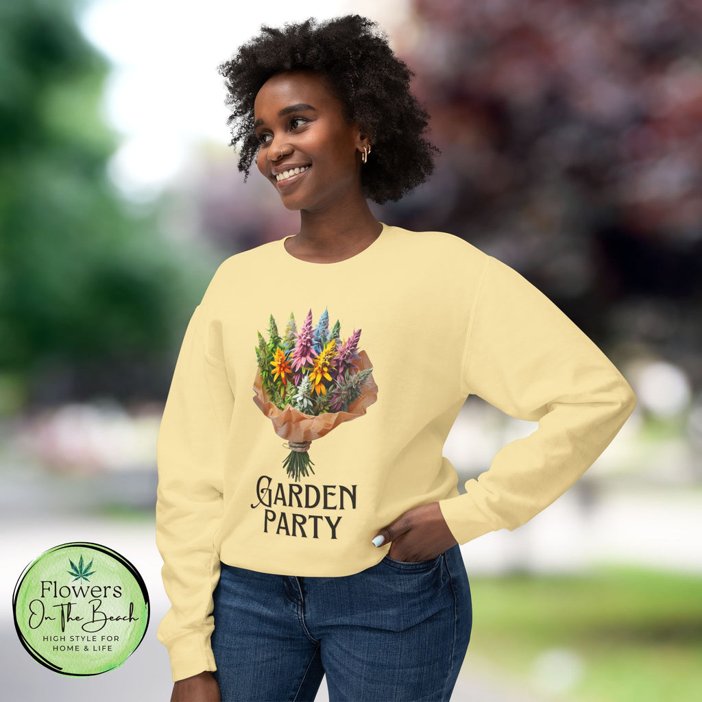 Garden Party Cannabis Flowers Sweatshirt