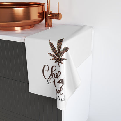 Valentines Chocolate Weed Hand Towel, Funny Kitchen Towel, Gift for Stoner, Cannabis Lover, Marijuana Decor, Pot Leaf Bathroom Towel