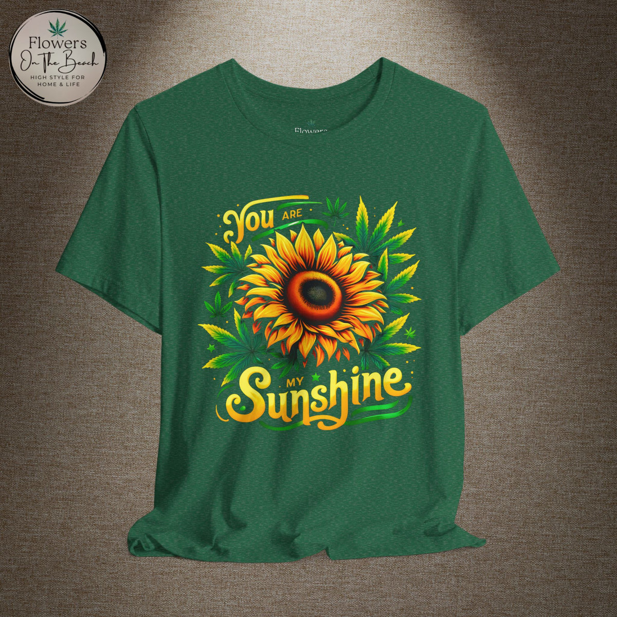 Sunflower and Cannabis Sunshine Tee