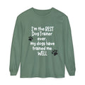 Custom Order; Dog Trainer Long Sleeve Shirt, Dog Trainer Gift, Dog Lover Gift