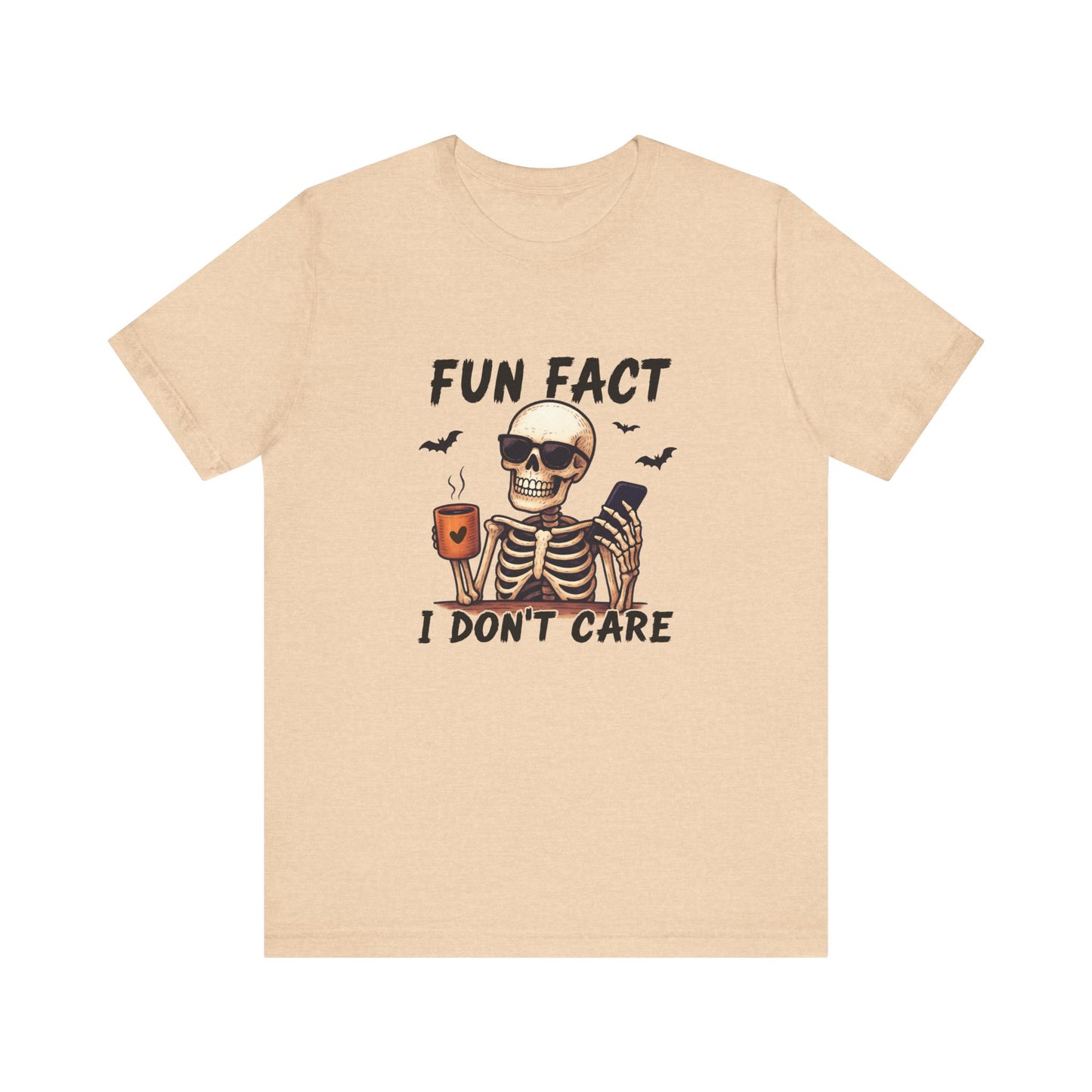 Funny Sassy Skeleton Shirt - Halloween Unisex Tee, Skeleton Graphic Top, Spooky Humor T-Shirt, Creepy Bone Printed Apparel, Trick or Treat