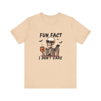 Funny Sassy Skeleton Shirt - Halloween Unisex Tee, Skeleton Graphic Top, Spooky Humor T-Shirt, Creepy Bone Printed Apparel, Trick or Treat
