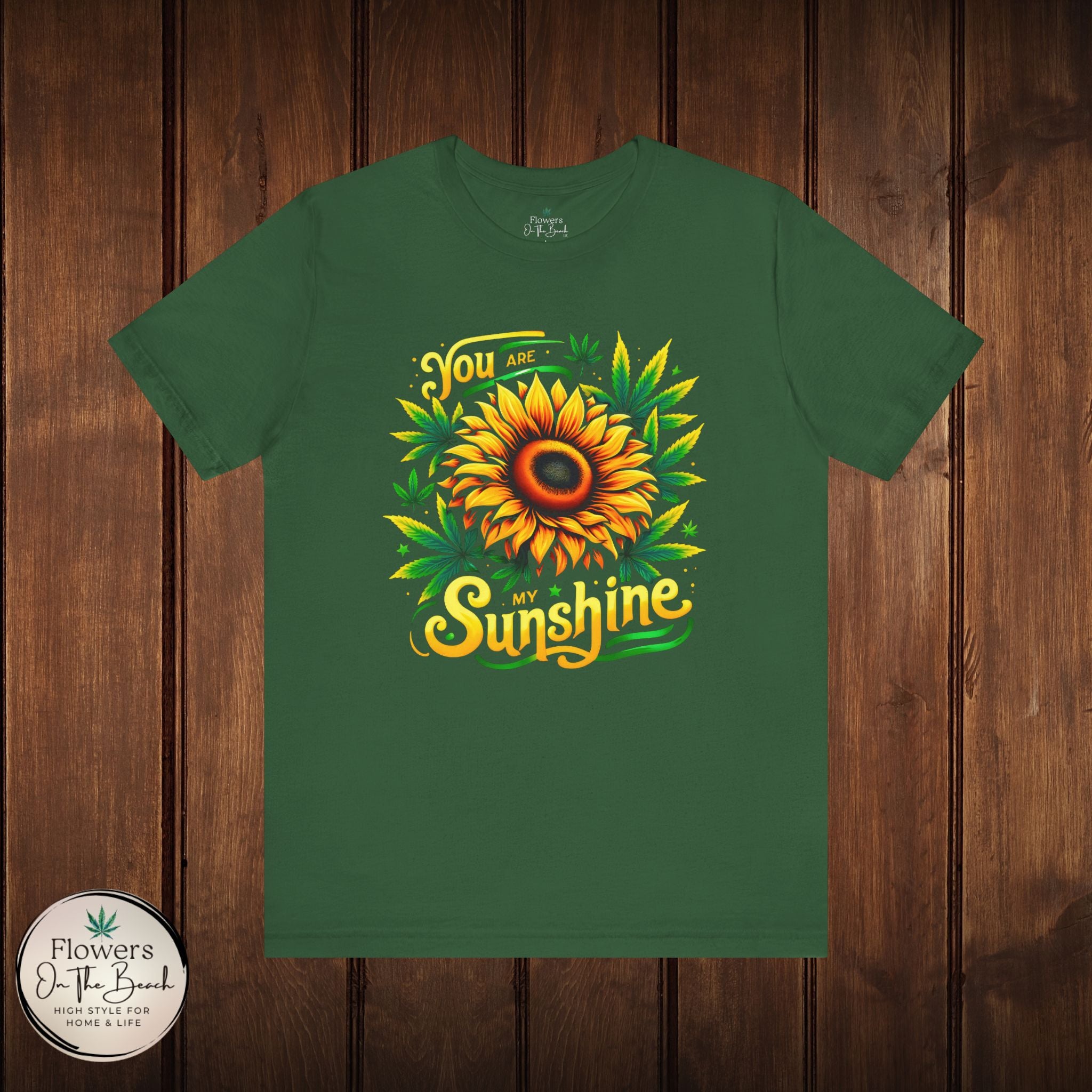 Sunflower and Cannabis Sunshine Tee