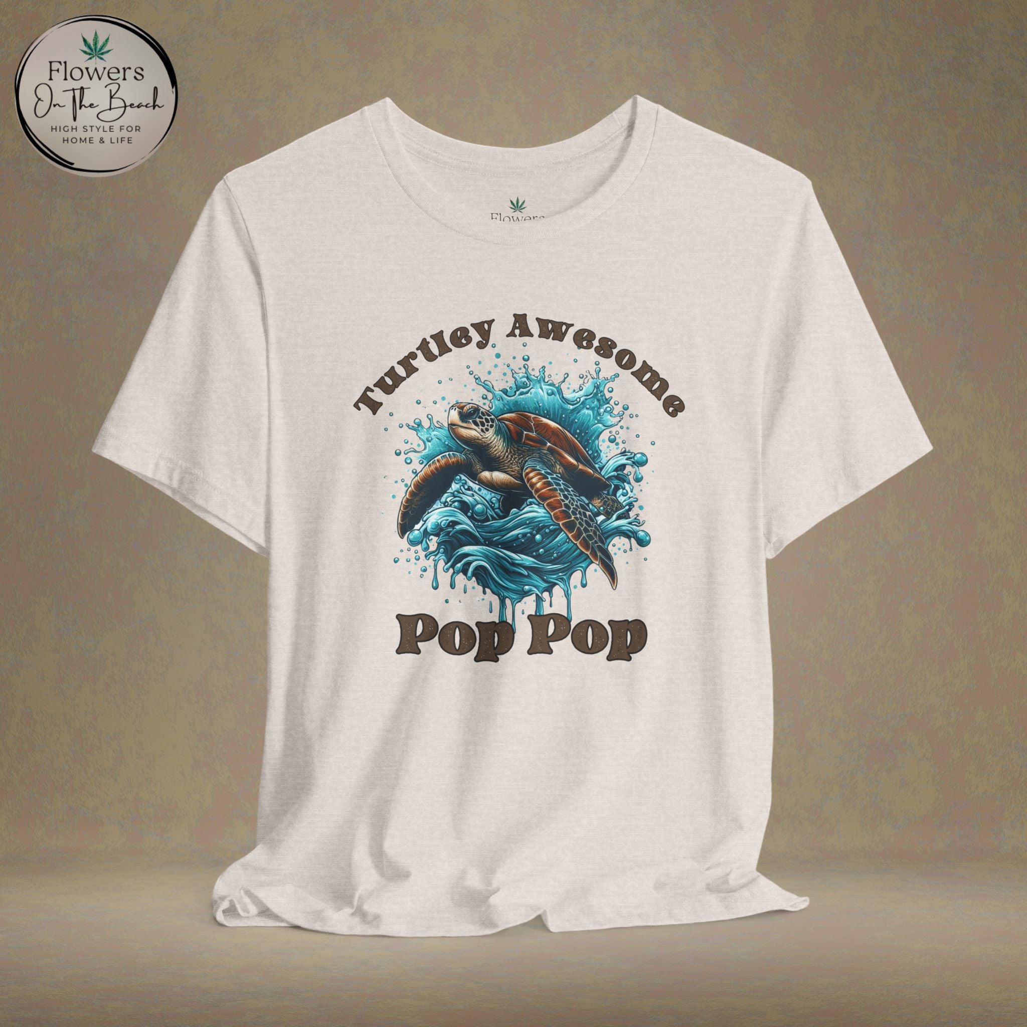 Turtley Awesome Pop Pop/Dad/Papa T-Shirt