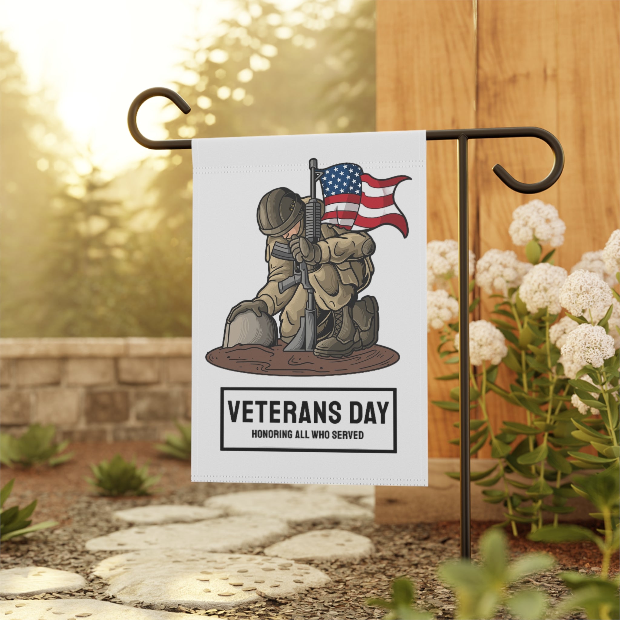 Veteran's Day Garden & House Banner, Veteran's Day Gift, Veteran Gift, Military Gift, Military Retiree Gift