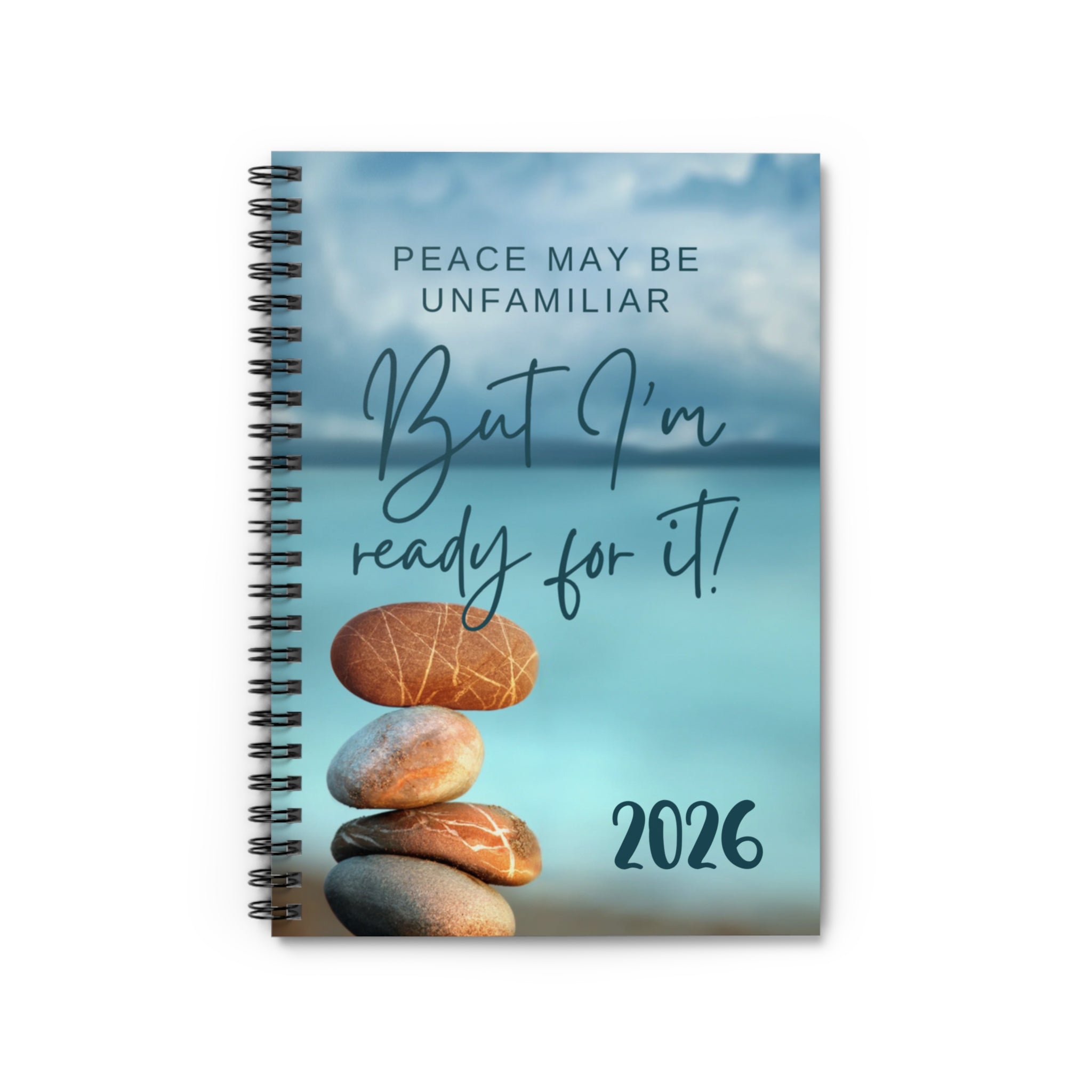 Spiral Notebook - Beach Vibes Self-Care Journal