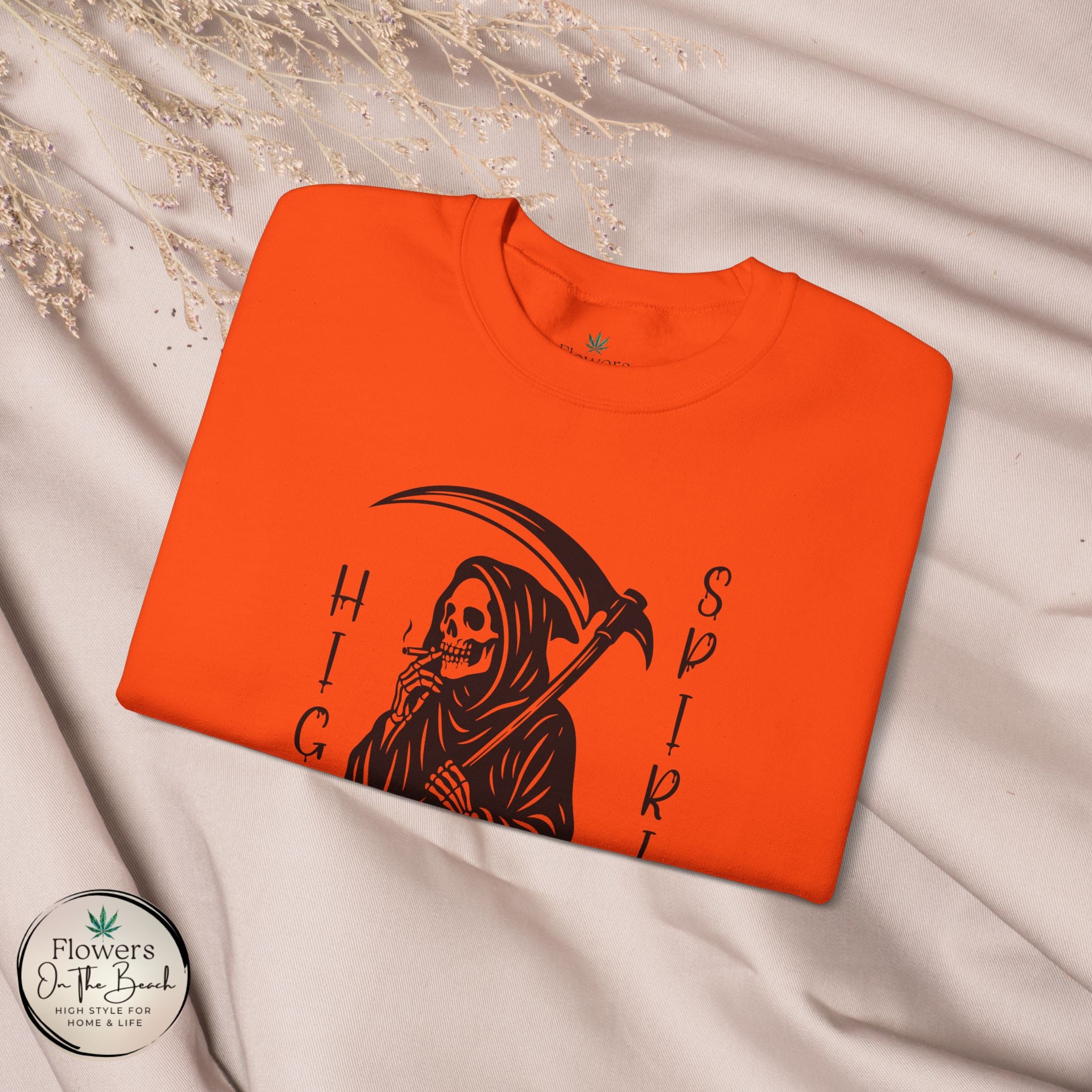 Grim Reaper Smoking Sweatshirt