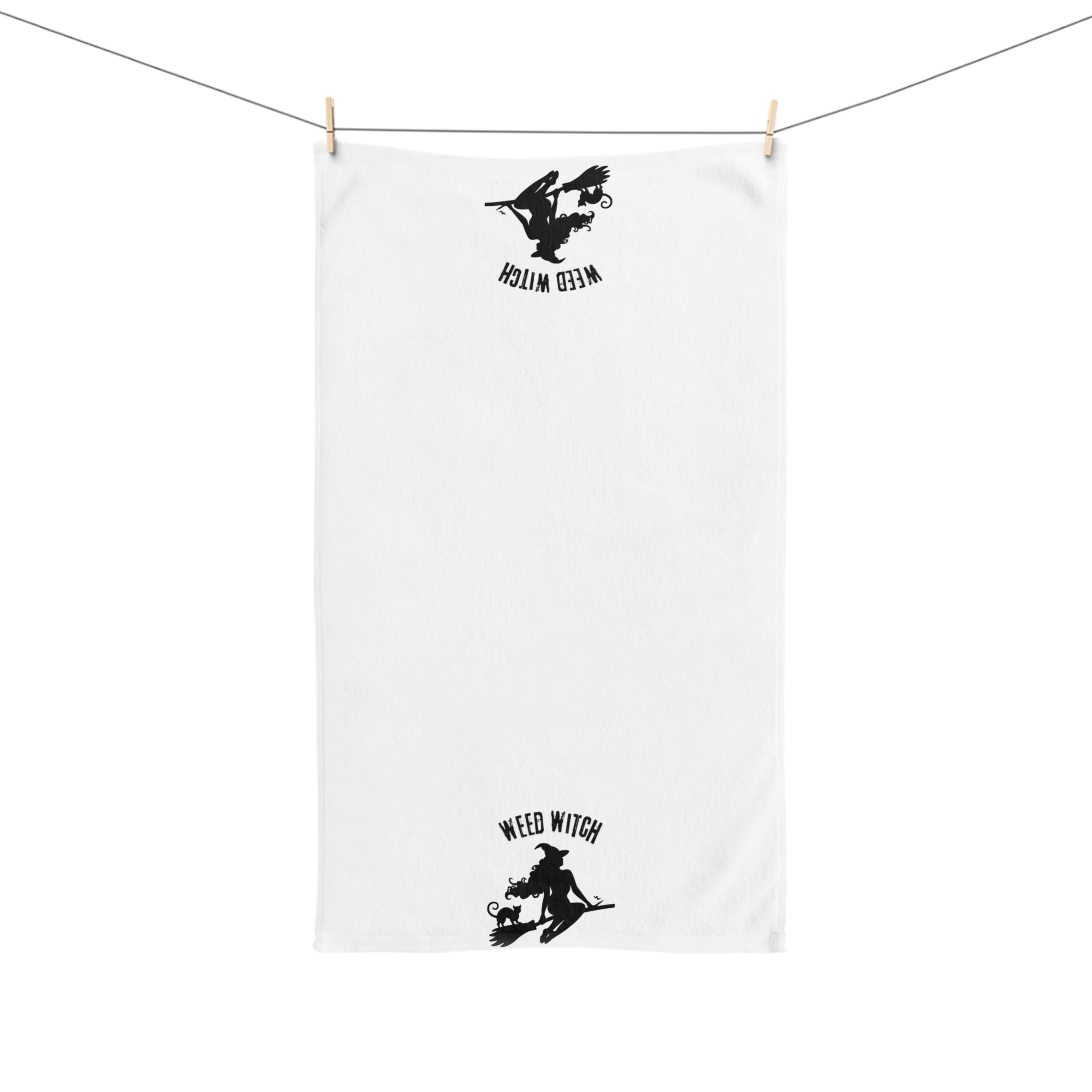 Weed Witch Hand Towel