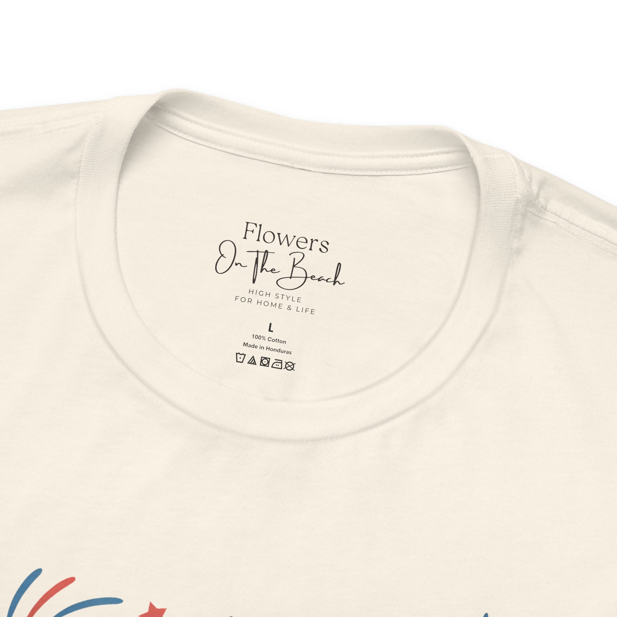 American Honey Fireworks and Bows Tee | Red White Blue Patriotic