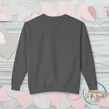 Garden Party Lightweight Crewneck, Stoner Valentines Gift, Floral Stoner Jumper, Marijuana Lover Shirt, 420 Humor Tshirt, Cannabis Humor