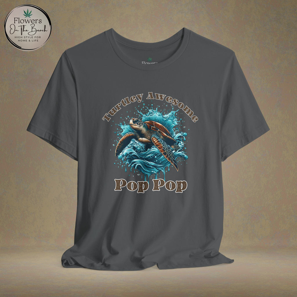 Turtley Awesome Pop Pop/Dad/Papa T-Shirt