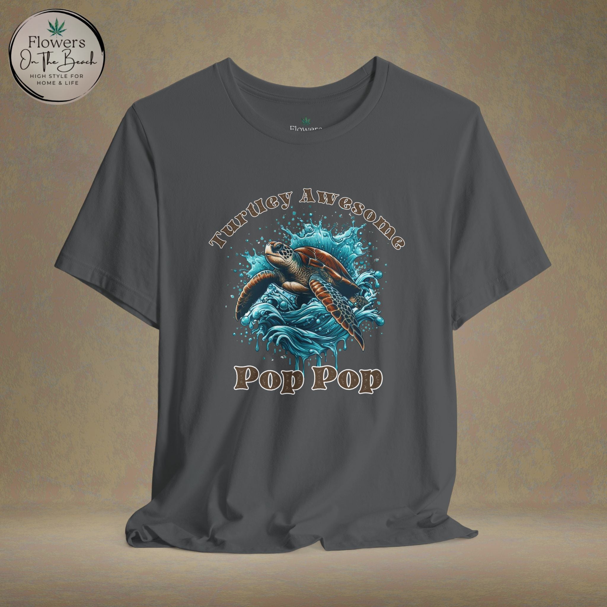 Turtley Awesome Pop Pop/Dad/Papa T-Shirt