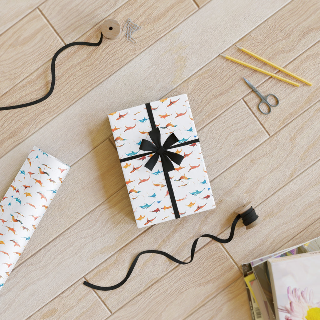 Whimsical Stingray Gift Wrap