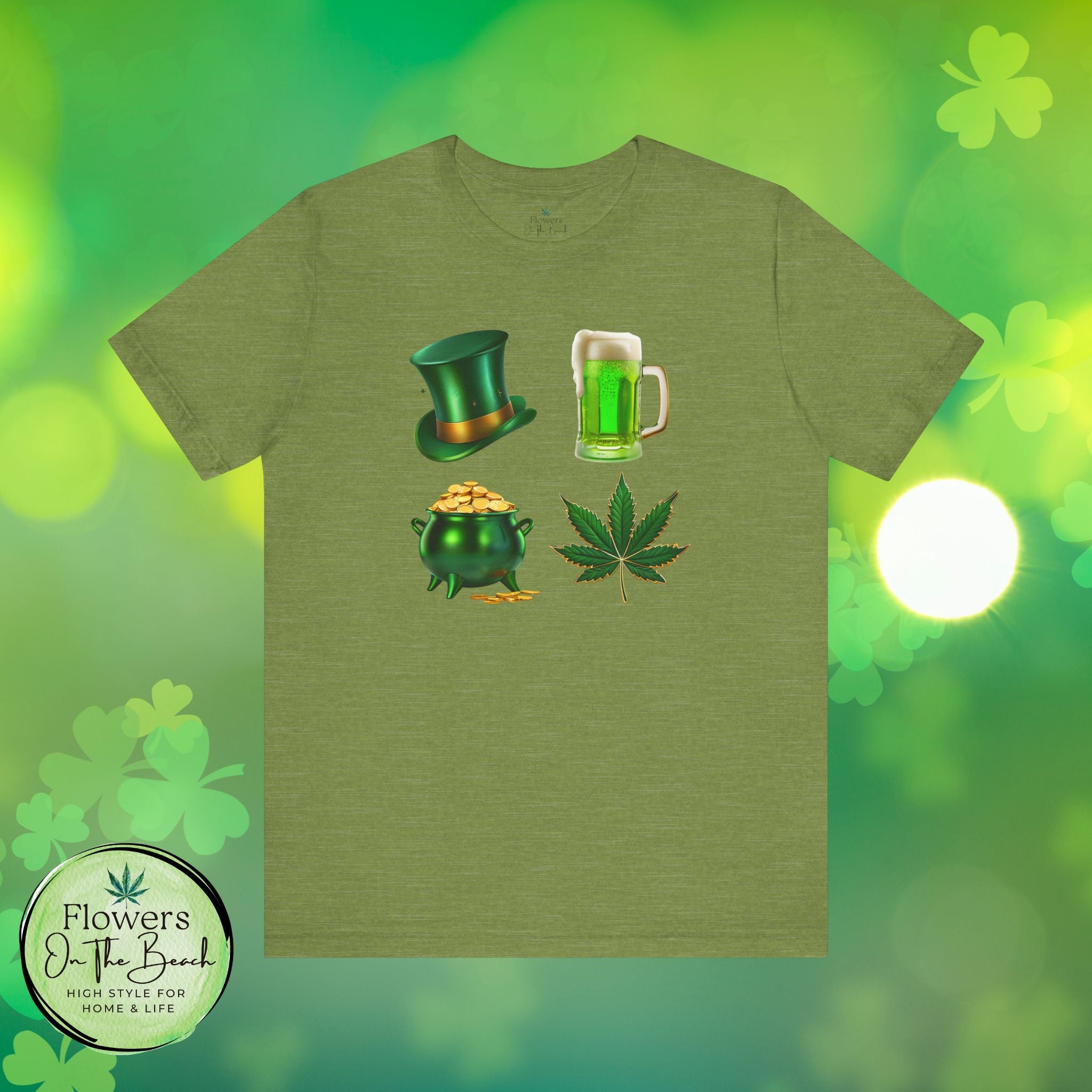 Weed St Patrick's Day Stoner Tee