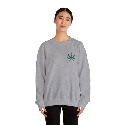 Brand Crewneck, Flowers on the Beach, Stoner Gift, Weed Lover Gift, 420 Gift, Stoner Christmas Gift, Weed Apparel