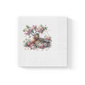Spring Duck Table Napkins, Pink Spring Flowers & Duck, Spring Table Decor, Home Decor, Floral Design, Duck Lover Gift, Spring Gift for Her