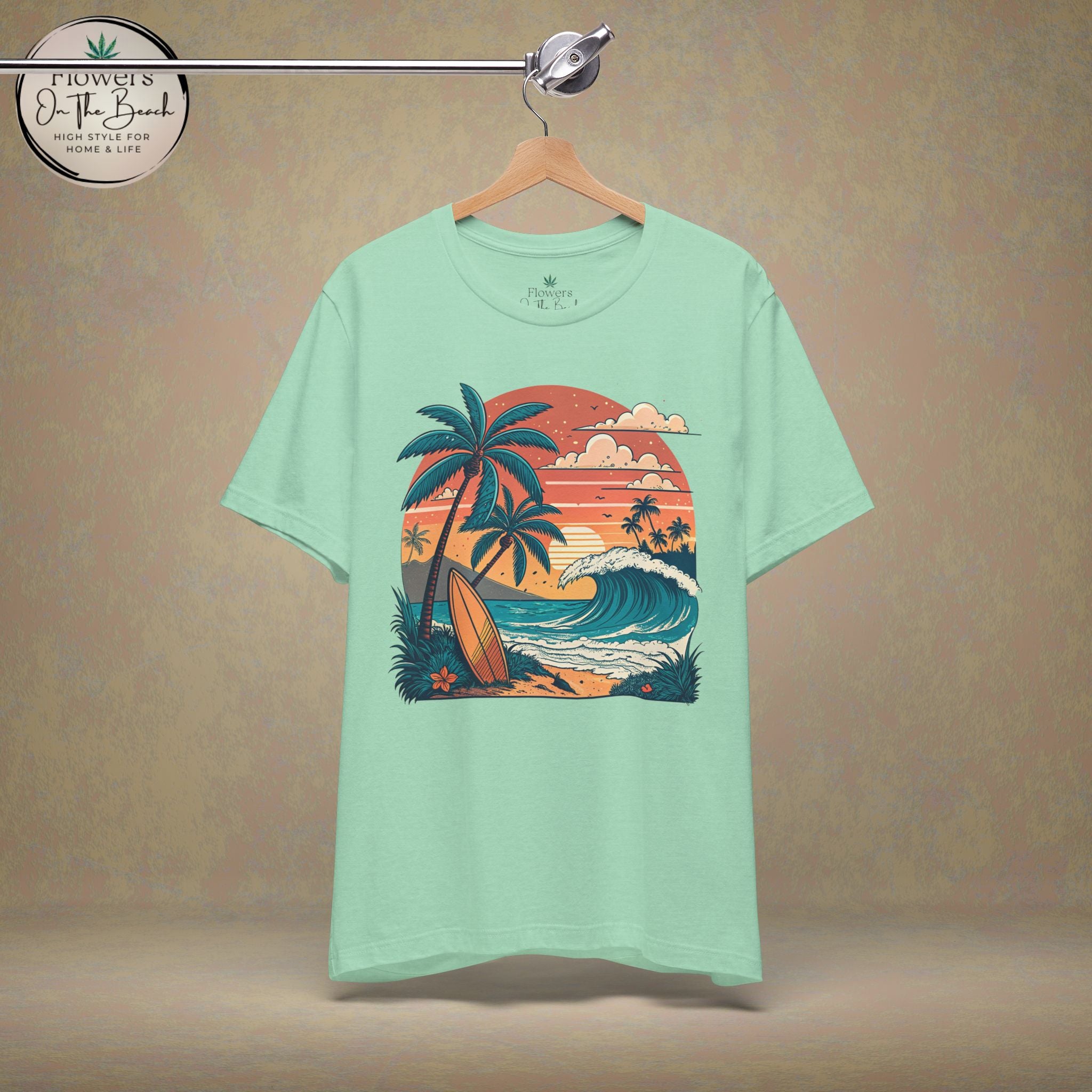 Beach Sunset Surfboards Tee