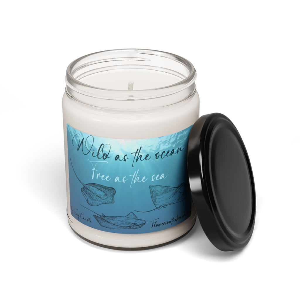 Peaceful Manta Ray Scented Candle