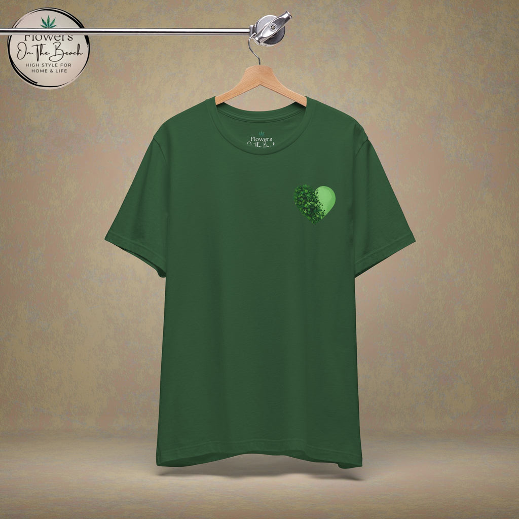 St. Patrick's Day Tee with Subtle Weed Leaves