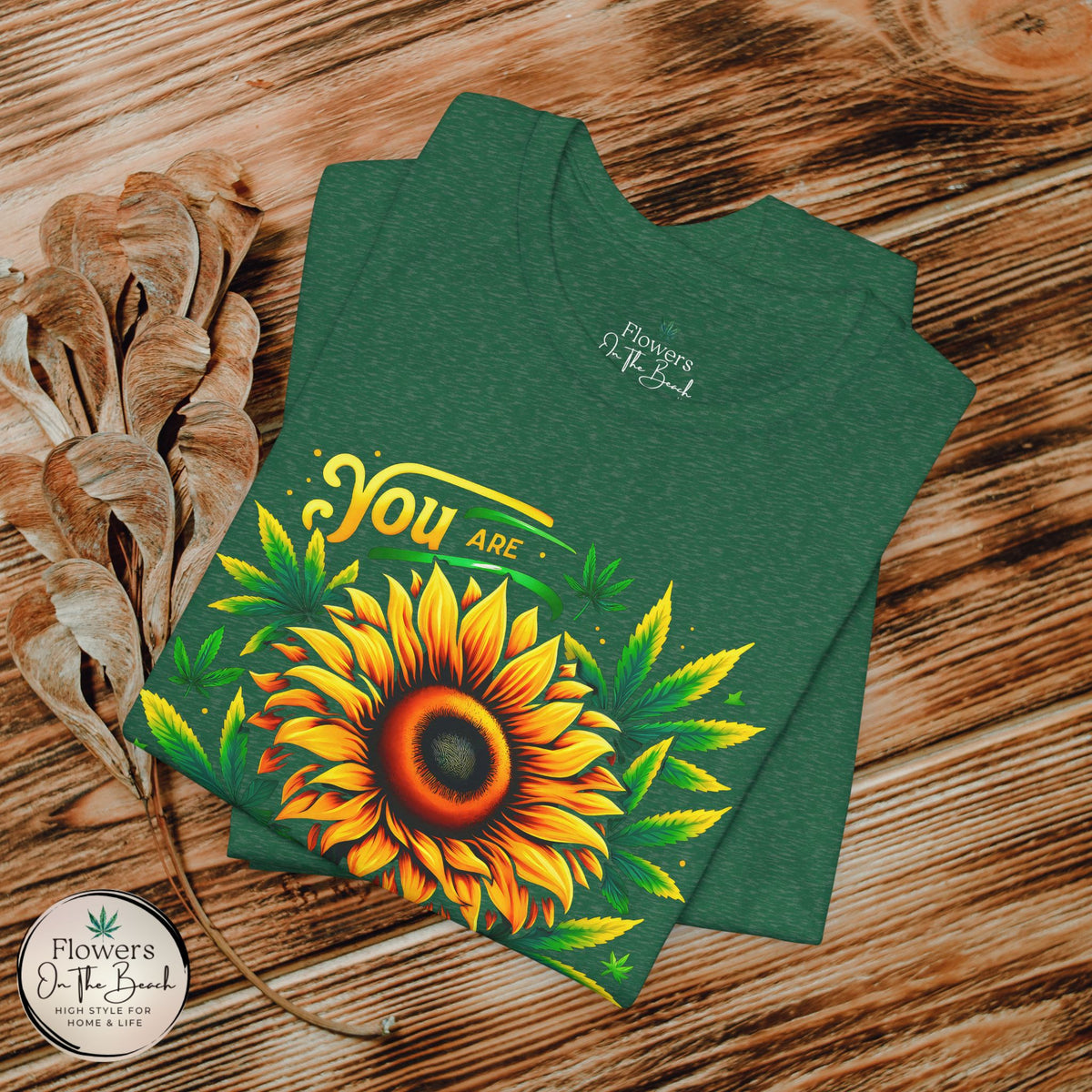 Sunflower and Cannabis Sunshine Tee