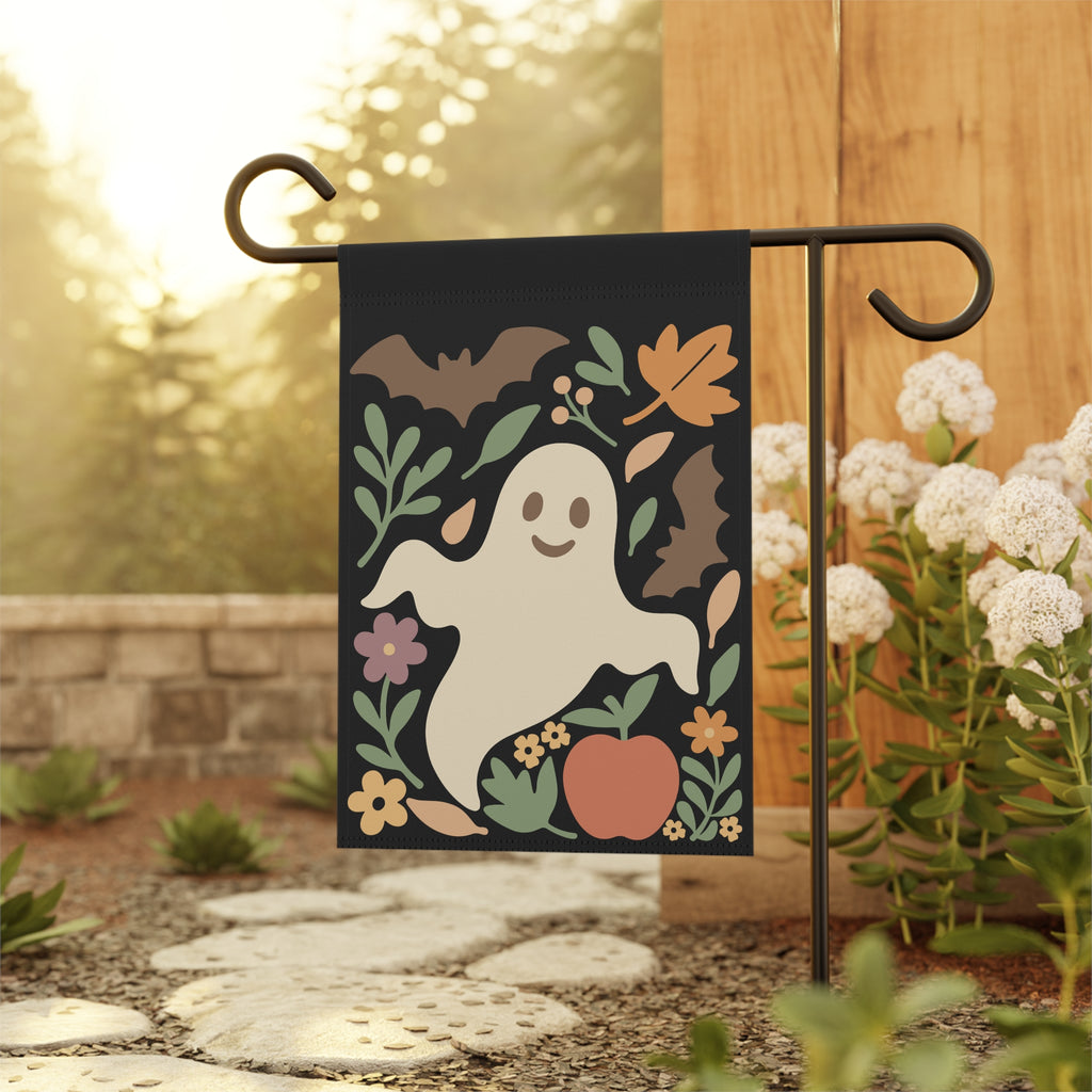 Boho Halloween Garden Banner Flag