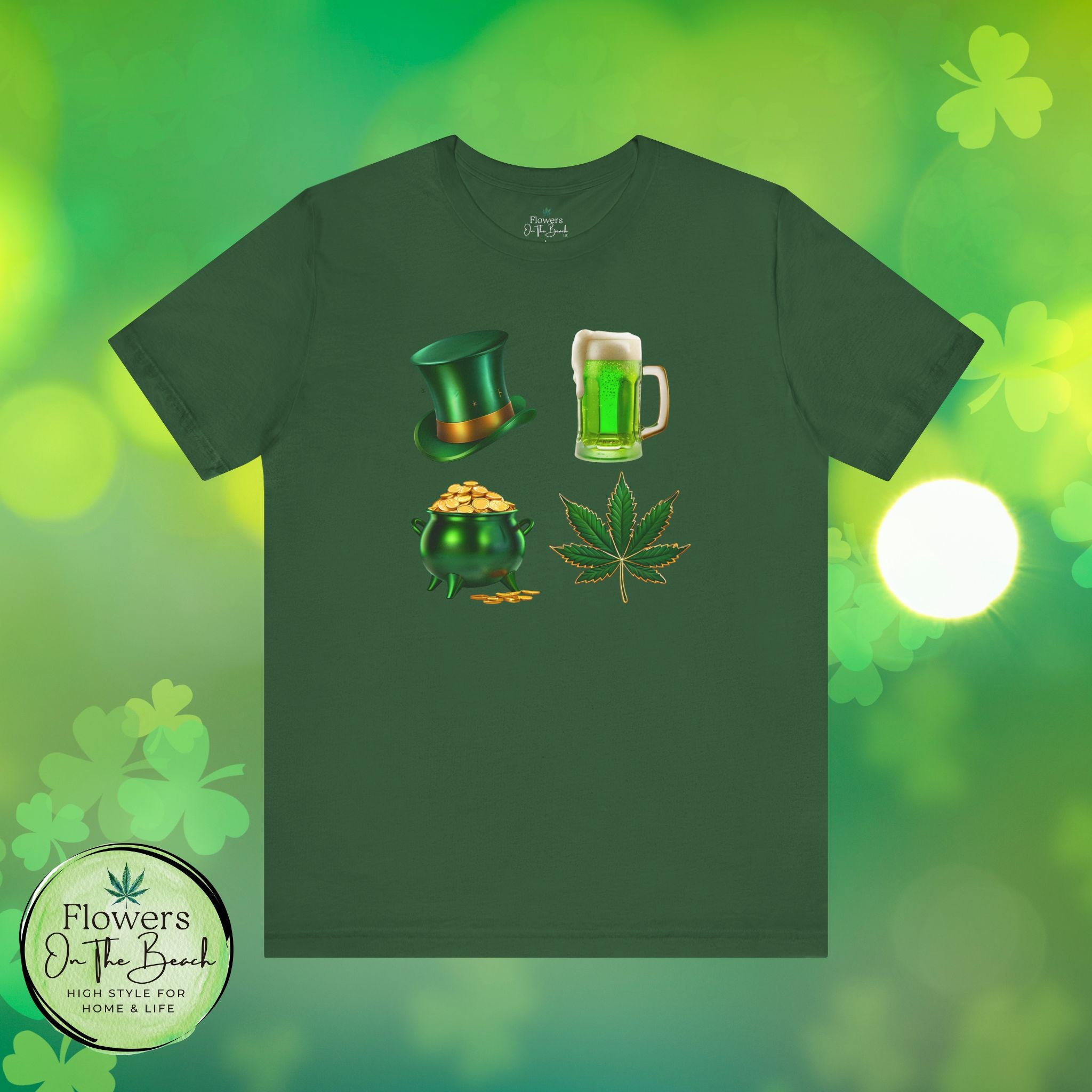 Weed St Patrick's Day Stoner Tee