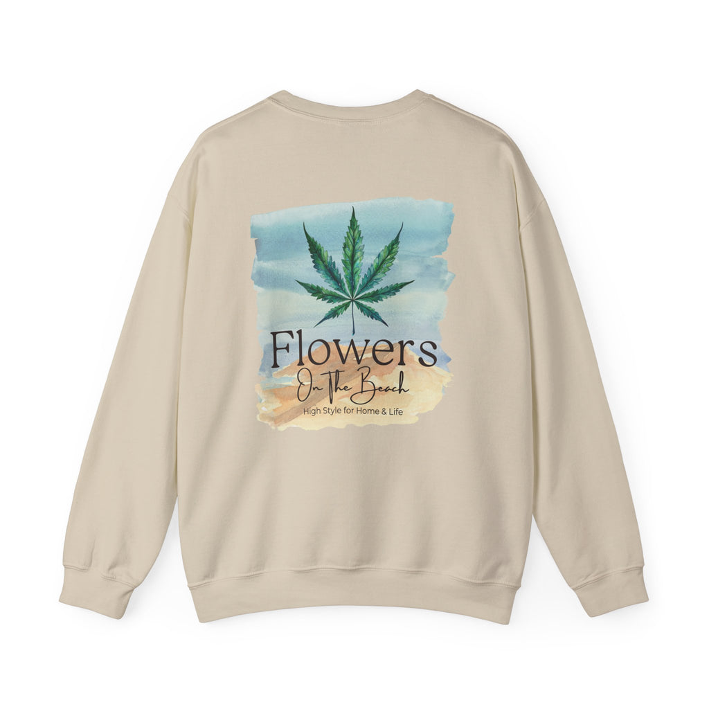 Flowers on the Beach Sweatshirt