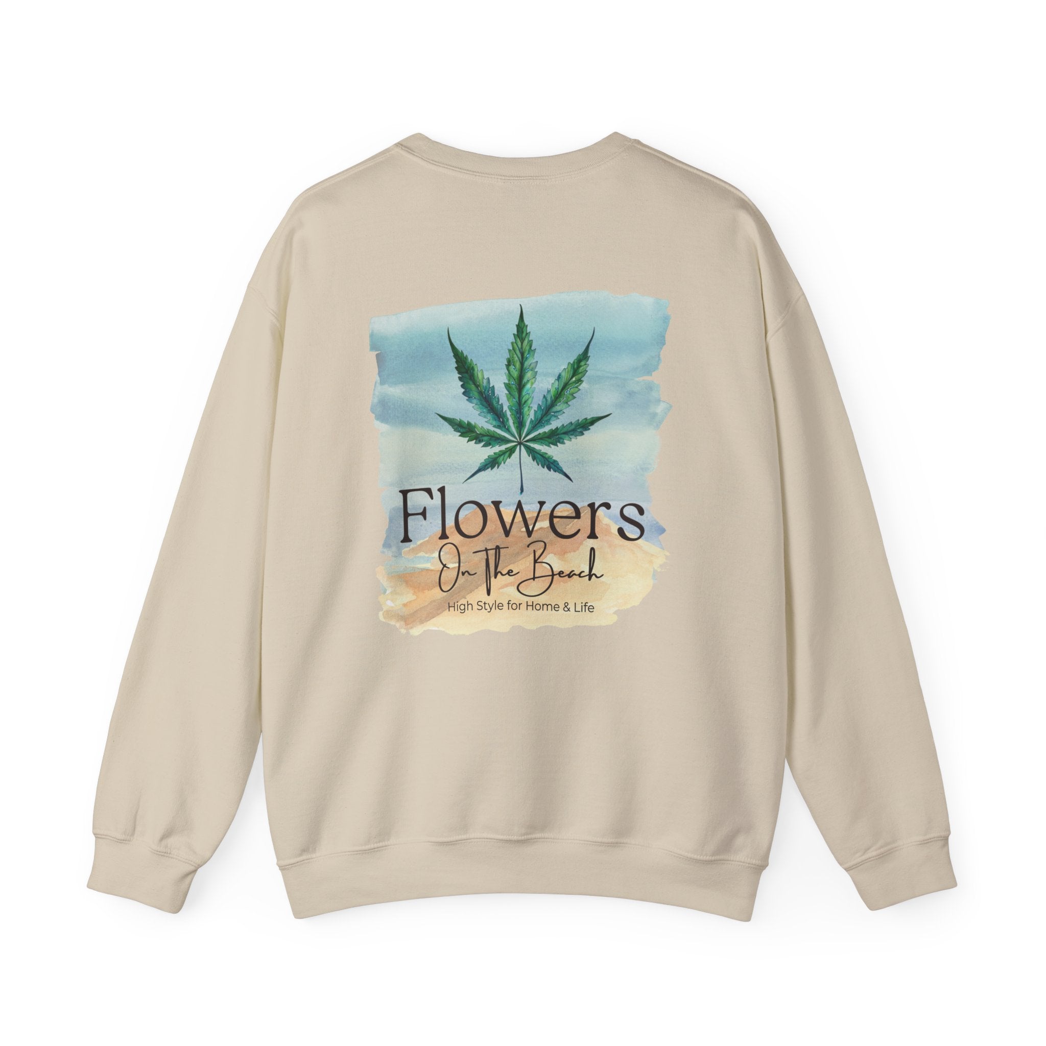 Flowers on the Beach Sweatshirt