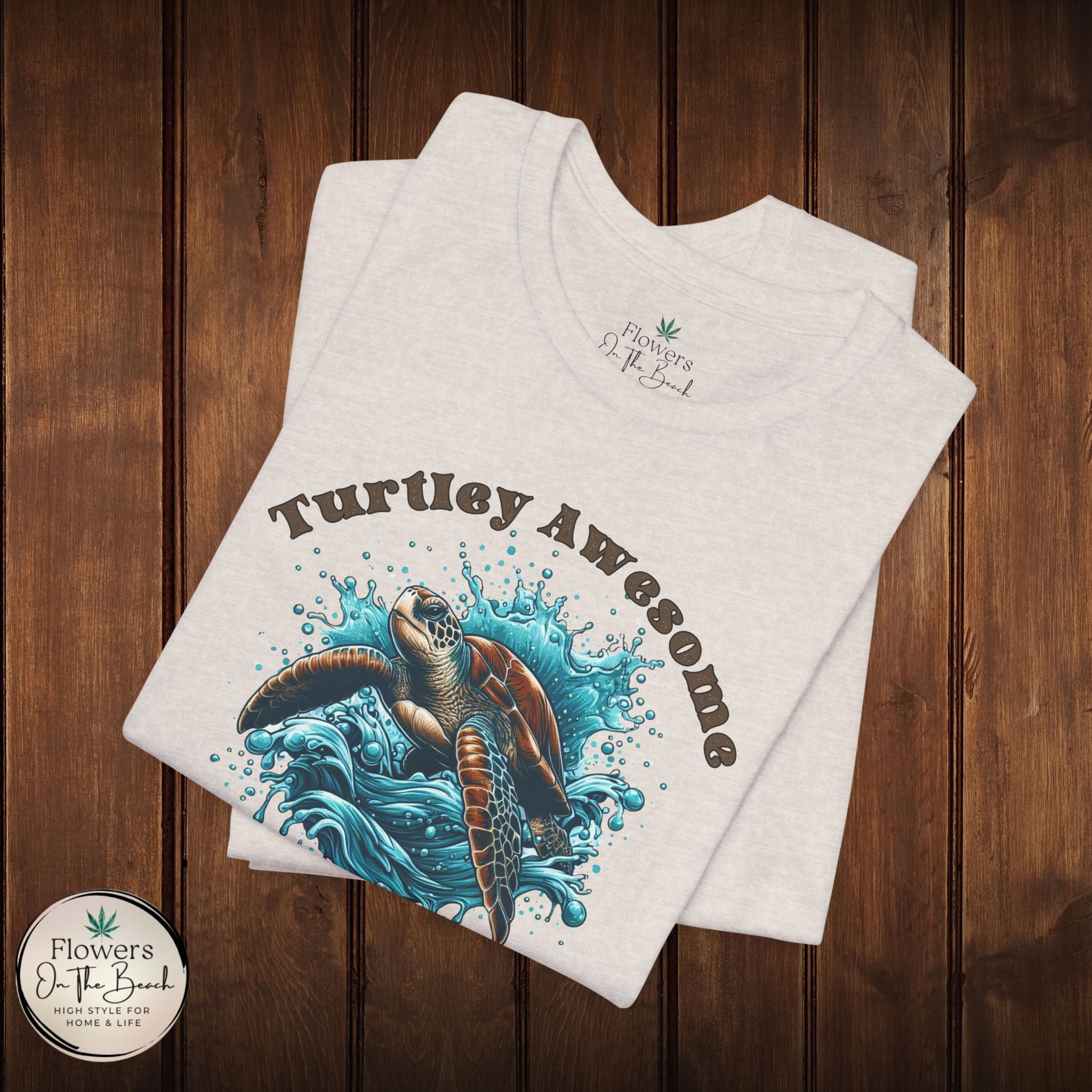Turtley Awesome Pop Pop/Dad/Papa T-Shirt