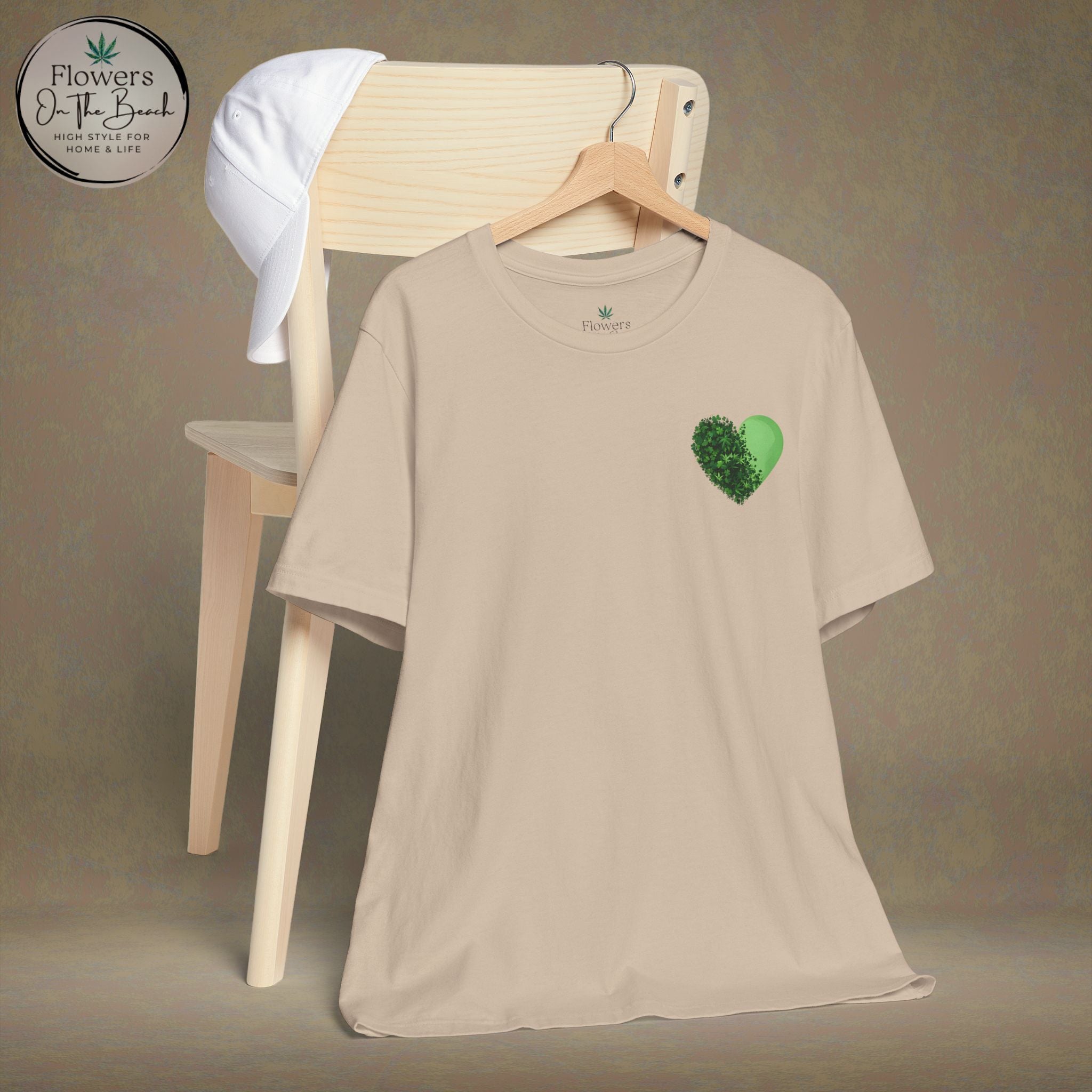St. Patrick's Day Tee with Subtle Weed Leaves