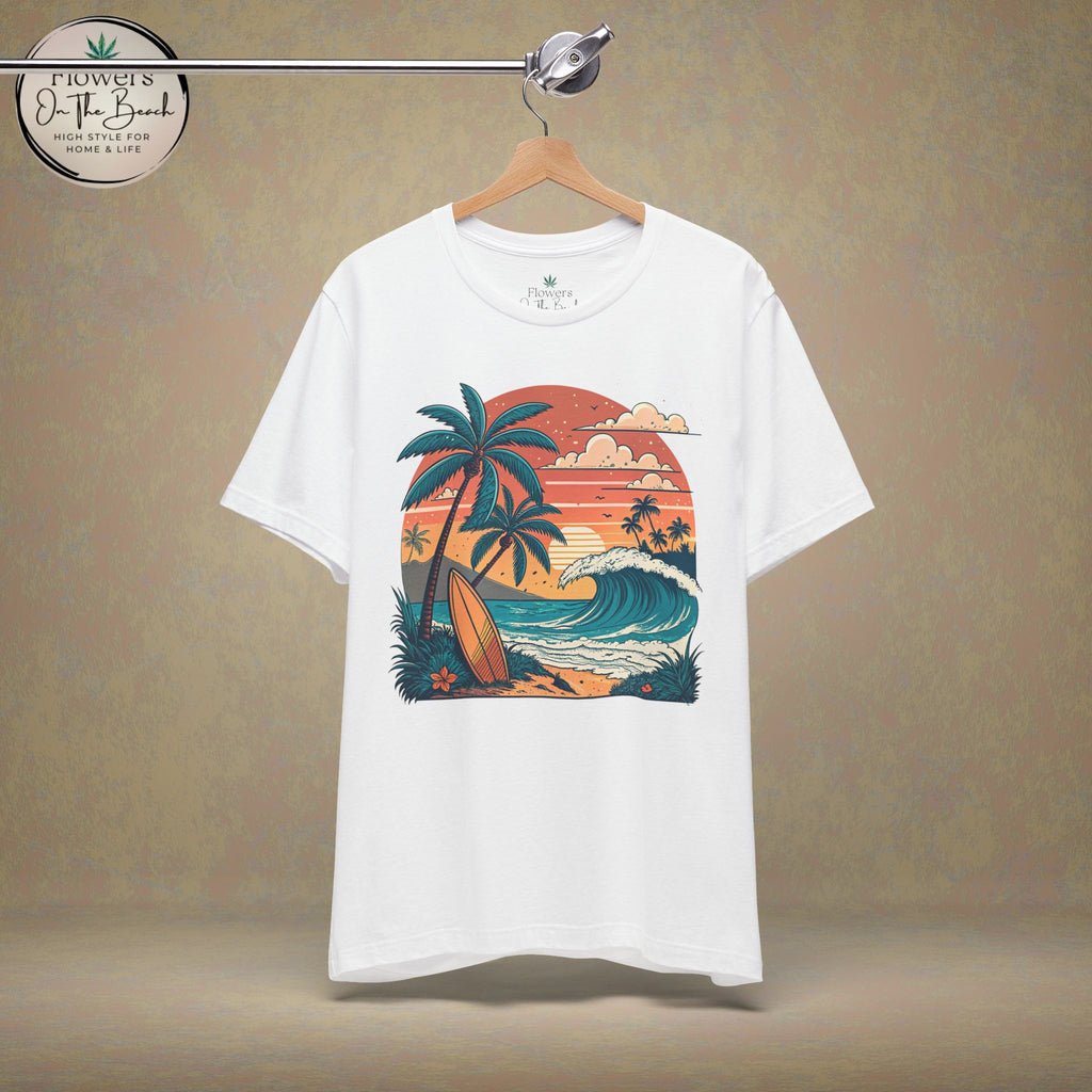 Beach Sunset Surfboards Tee