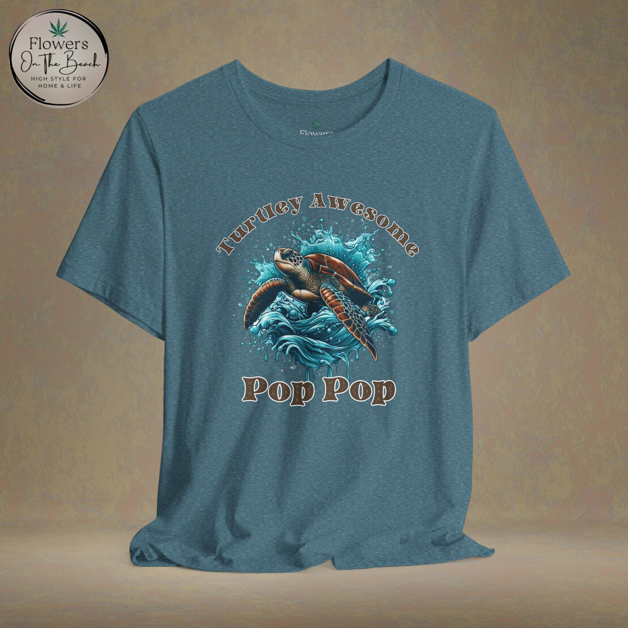 Turtley Awesome Pop Pop/Dad/Papa T-Shirt