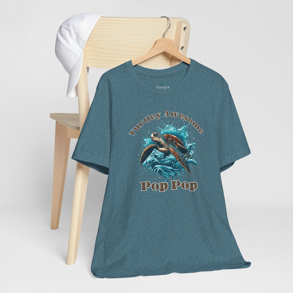 Turtley Awesome Pop Pop/Dad/Papa T-Shirt