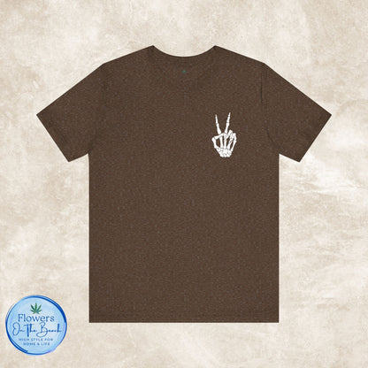 Stoned to the Bone Stoner T-Shirt, Weed Smokers Tee, 420 Holiday Shirt, Unisex Jersey Short Sleeve Tee, Casual Stoner Apparel, Rasta Apparel