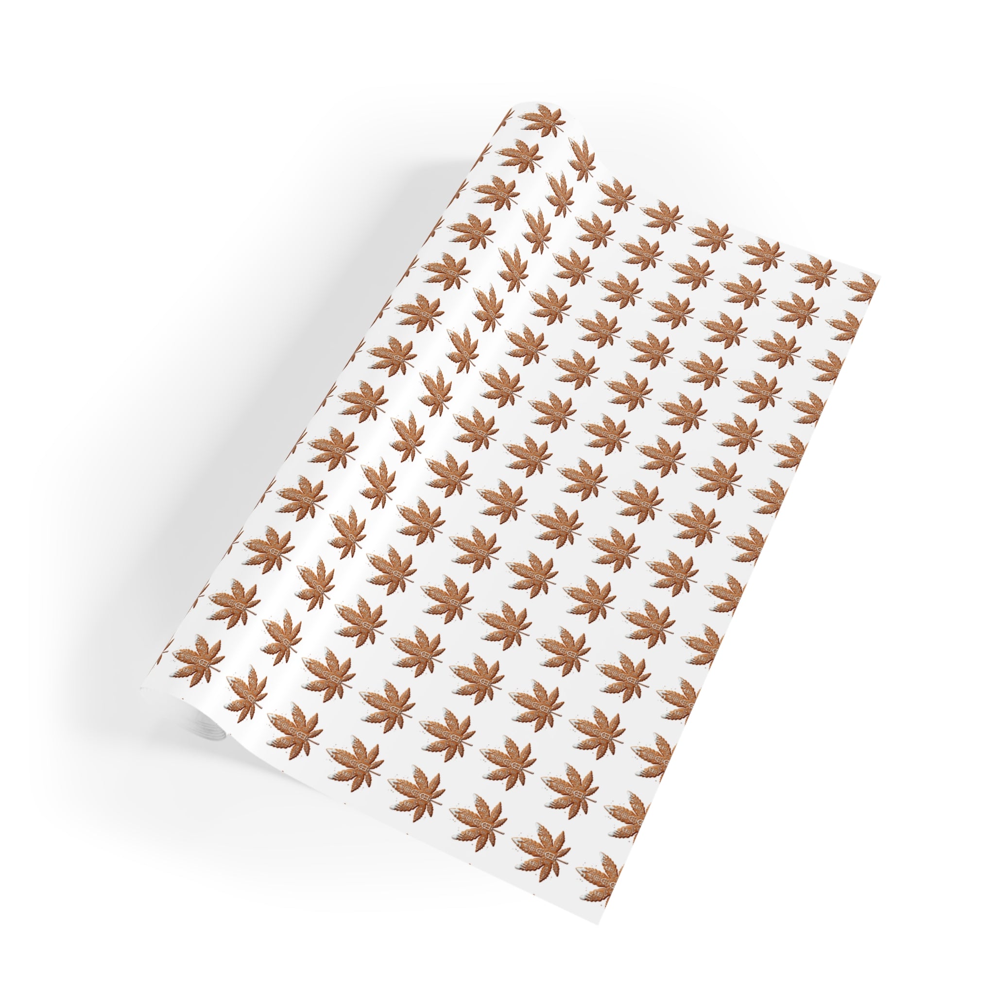 Cute Gingerbread Cannabis Cookie Gift Wrap